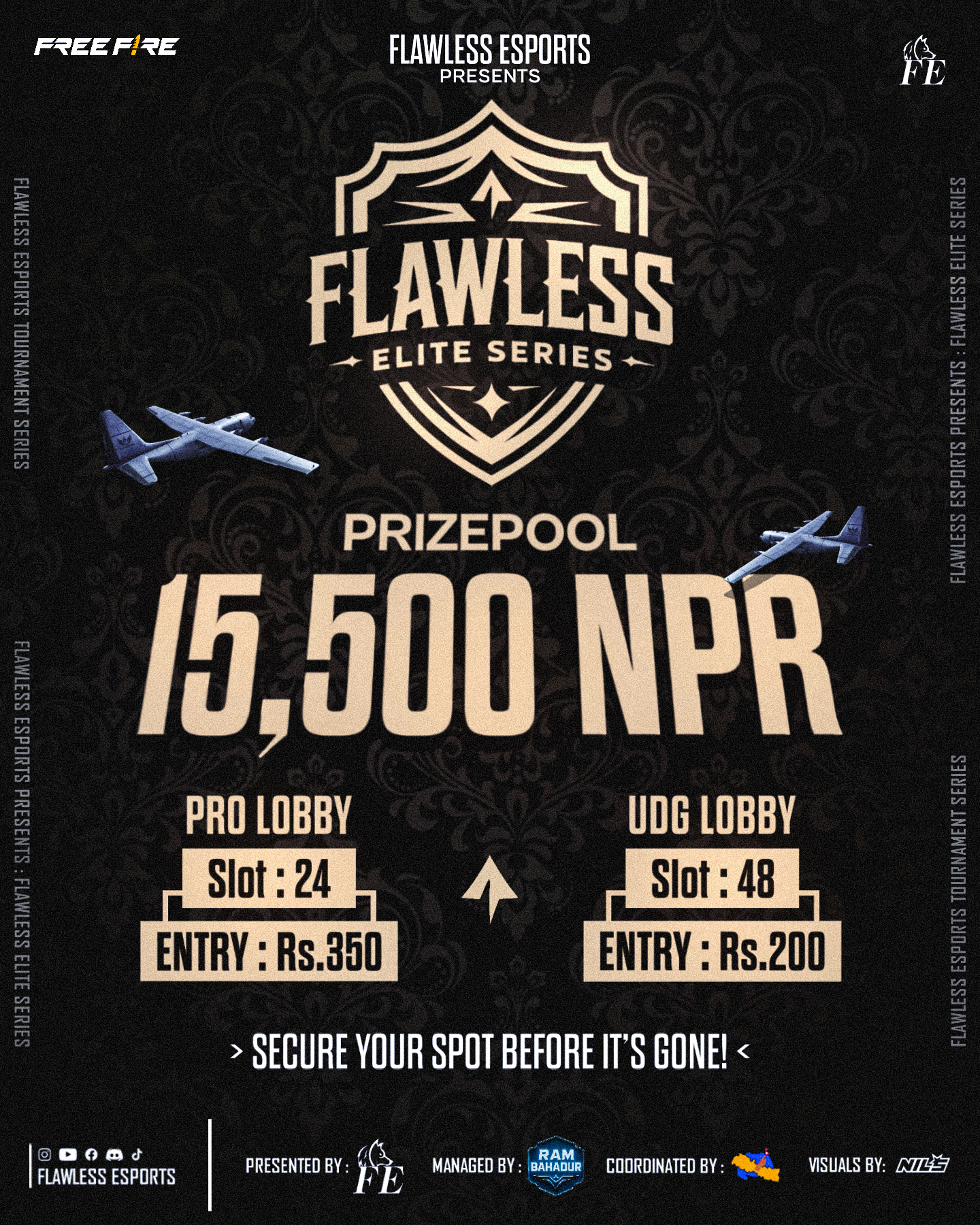 Flawless Inferno League Poster